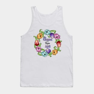 Queens Are Born In April Tank Top